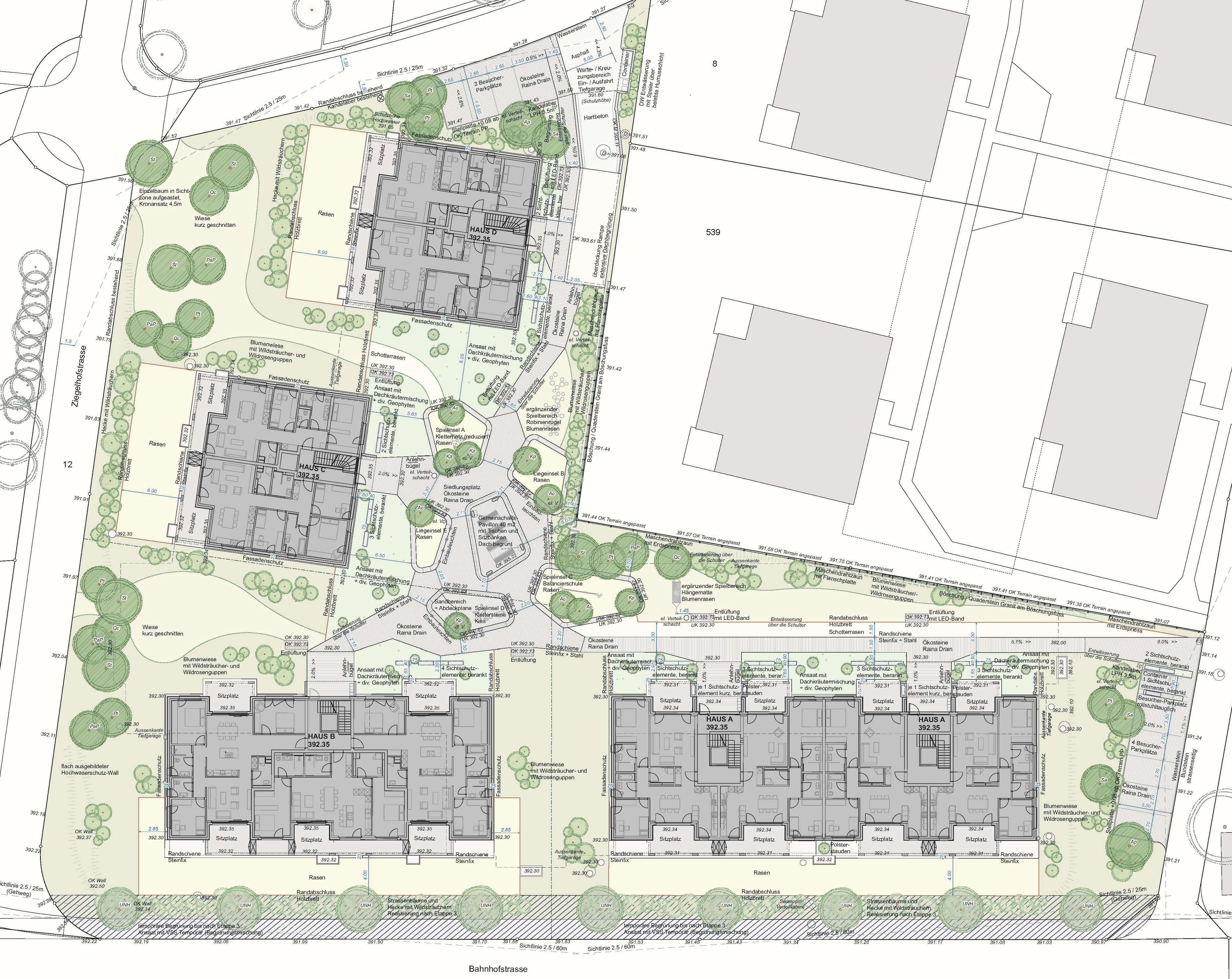 Areal&uuml;berbauung Trafino in Lupfig